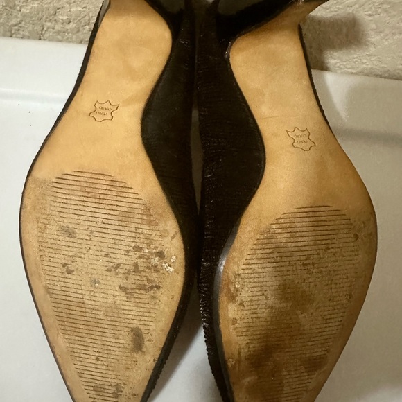 David Tate. Size 7. Black pumps. Genuine leather soles. - Picture 4 of 5